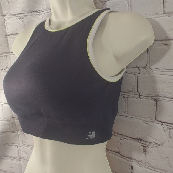 New Balance High Neck Caged Back Sports Bra L - Picture 3 of 8
